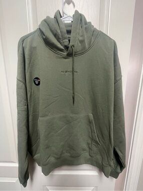 Quiksilver Boys Olive Crewneck Hoodie - Olive Green